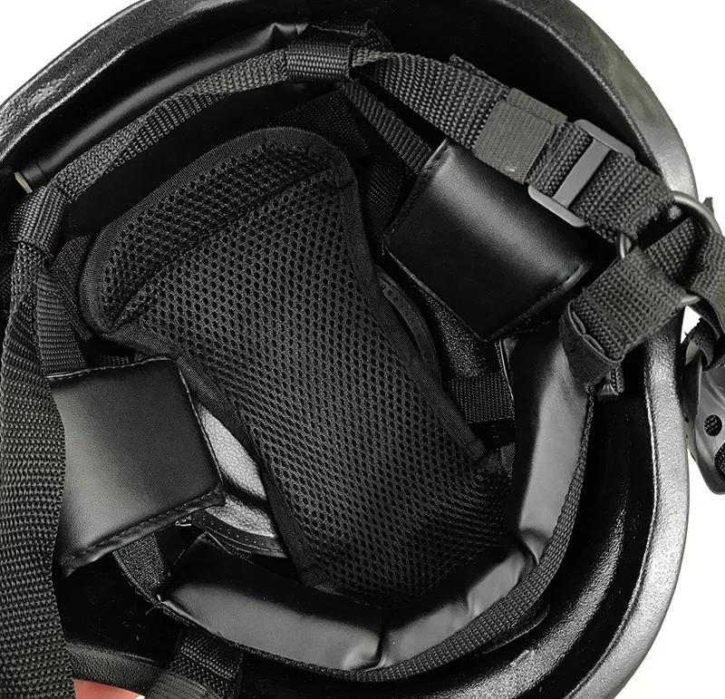 Level IIIA PASGT Classic design ballistic black tactical military PE bulletproof helmet