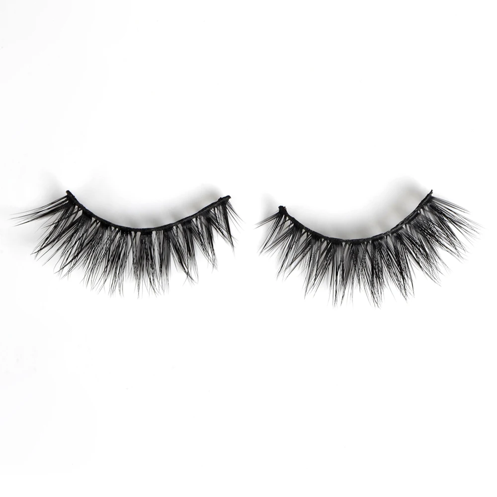 
Customizable packaging natural soft 3D mink false eyelashes waterproof and long-lasting private brand eyelashes 