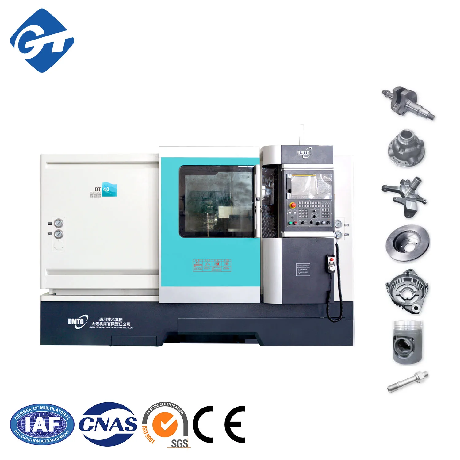 GT DMTG DT40H Slant Bed Cnc Lathe Y Axis Lathe Machine For Metal Cnc Torno Lathe Machine For Metal Turning Center