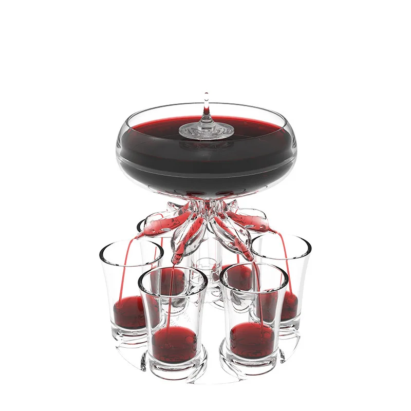 Factory Custom Shabbos Yom Tov table Waterdale Collection Acrylic wine dispenser automatic Shabbat Lucite Kiddush Fountain