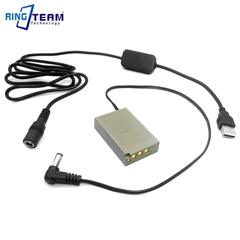 PS-BLS5 BLS-5 Dummy Battery USB DC Coupler for Olympus Cameras PEN E-PL2 E-PL5 E-PM2 Stylus 1 1s OM-D E-M10 E-M10 Mark II