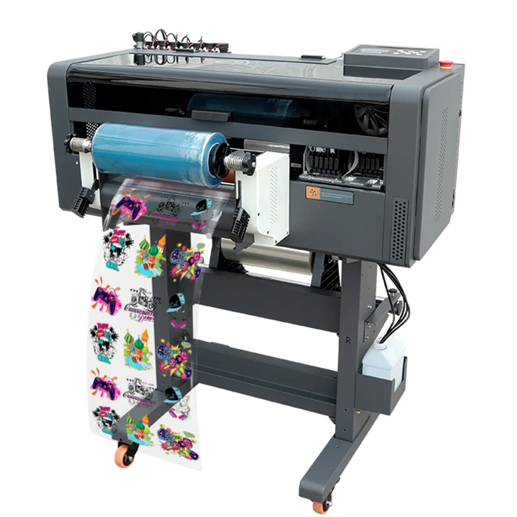 2024 new design 30cm 3 XP600 uv dtf printer a3 uv sticker printer pet film uv dtf printer full set ab film