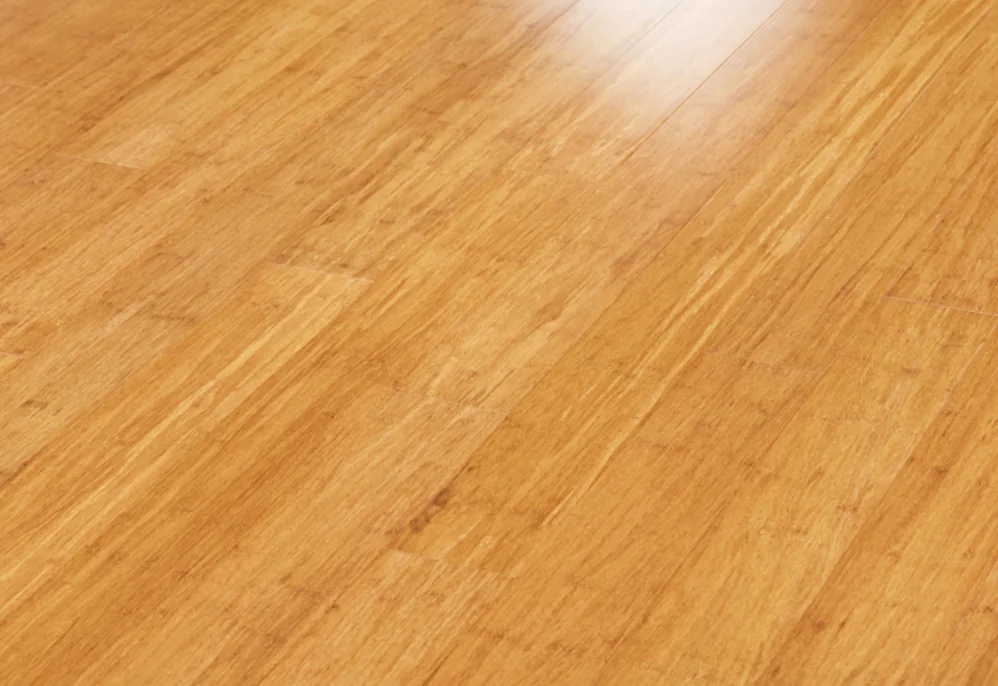 Champagne strand woven bamboo flooring comfortable insect-resistant Convenient installation