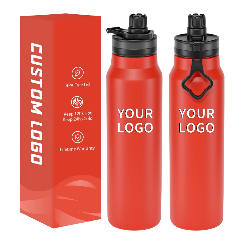 Wholesale Hot Selling Stainless Steel Tumbler Insulated Custom Fitness Gradient Flask Water Bottle with Magnetic Lid