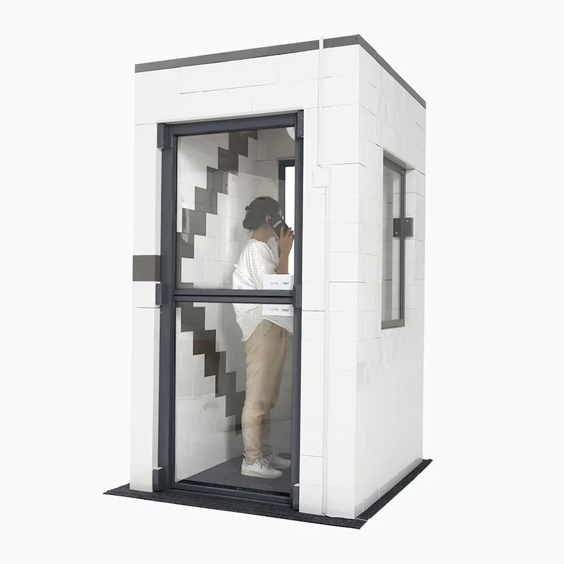 Modular soundproof Sound booth office pods private 2 seat meeting office booth office phone booth pods