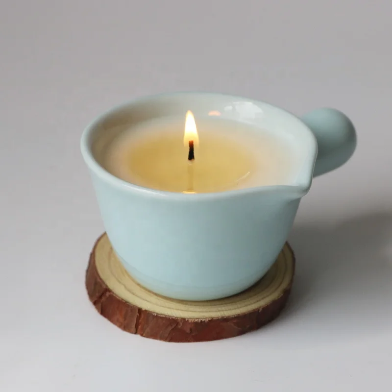 No Paraffin Wax No Mineral Oil Scented Soy Wax Massage SPA Candle For Skin Care