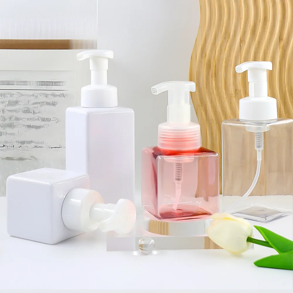 Empty facial mousse foaming soap dispenser 5oz hair care face clean hand wash foam pump bottle 40ml-500ml