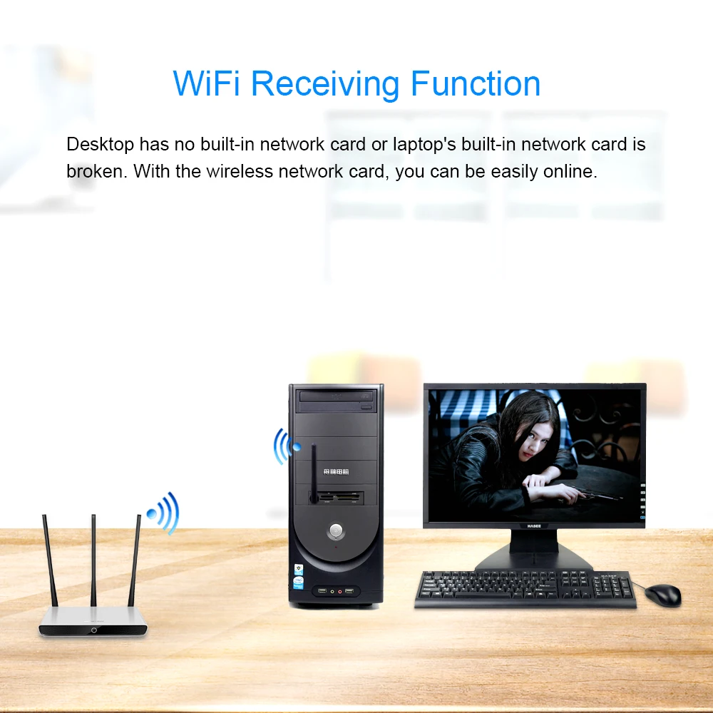 Универсальный мини USB Wifi приемник Dongle RT5370 150 Мбит/с USB2.0 Беспроводной Wi-Fi адаптер сетевые карты для ноутбука компьютера ТВ