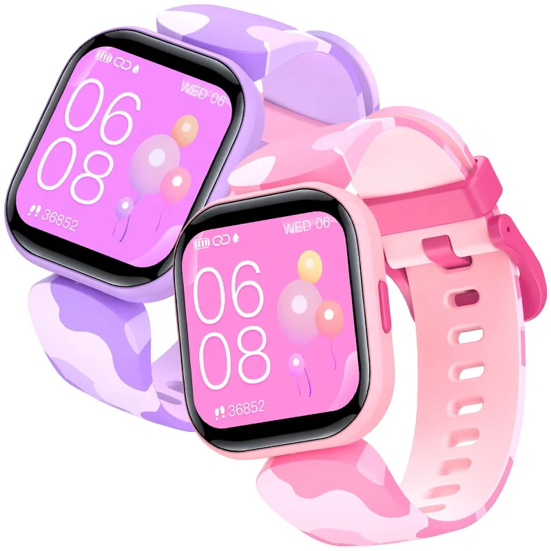 Детские Смарт-часы с сенсорным экраном 1,4 дюйма, с будильником и монитором сна