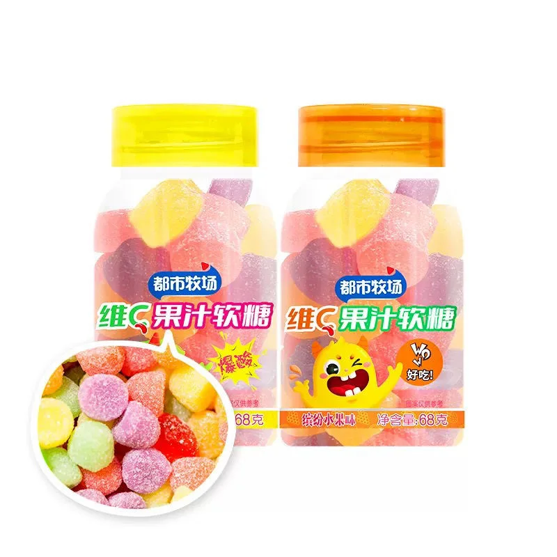 Premium Sour Candy Gummies Lip-Smacking Flavor Explosion Sour & Sweet Fruity Gummies Vitamin C-Rich Deliciousness