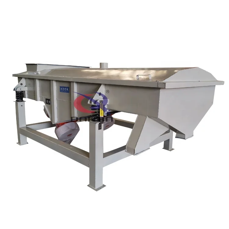 2 layers Vibrating Sieving Machine Sand Powder Linear Vibrating Screen