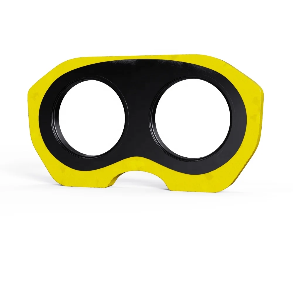 Carbide spectacle wear plate putzmeister dn230 wear plate and cutting ring schwing dn200 concrete pump wear plate