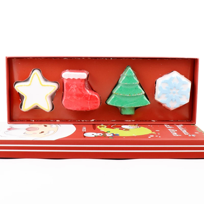 
Custom Eco Private Label Premium Quality Handmade Mini Fzzy Bath Bombs For Kids Christmas Gift 