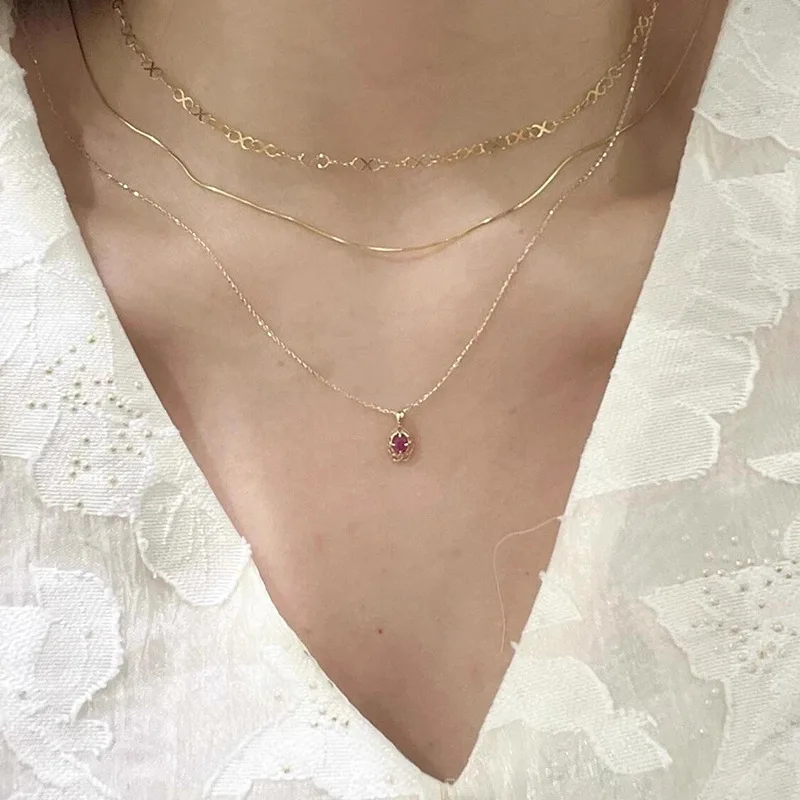 Oval Zodiac 925 Sterling Silver Natural Birthstone Crystal Pendant Necklaces For Woman