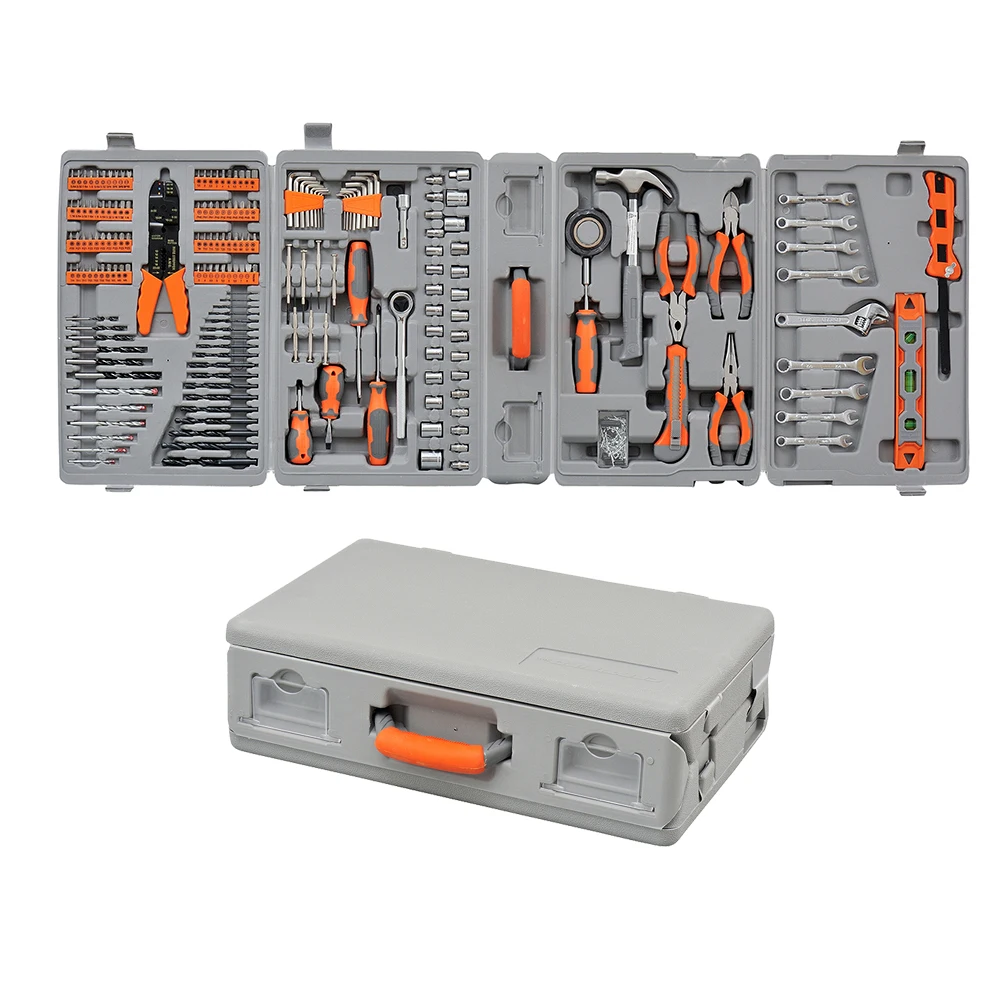 Tool box 428pcs mechanical workshop tools household repair kit with Twist drill bit