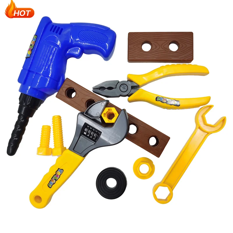 Hot Selling Kids Plastic Construction Diy Toys Child Creative Educational Plastic Toy Funny Play Set