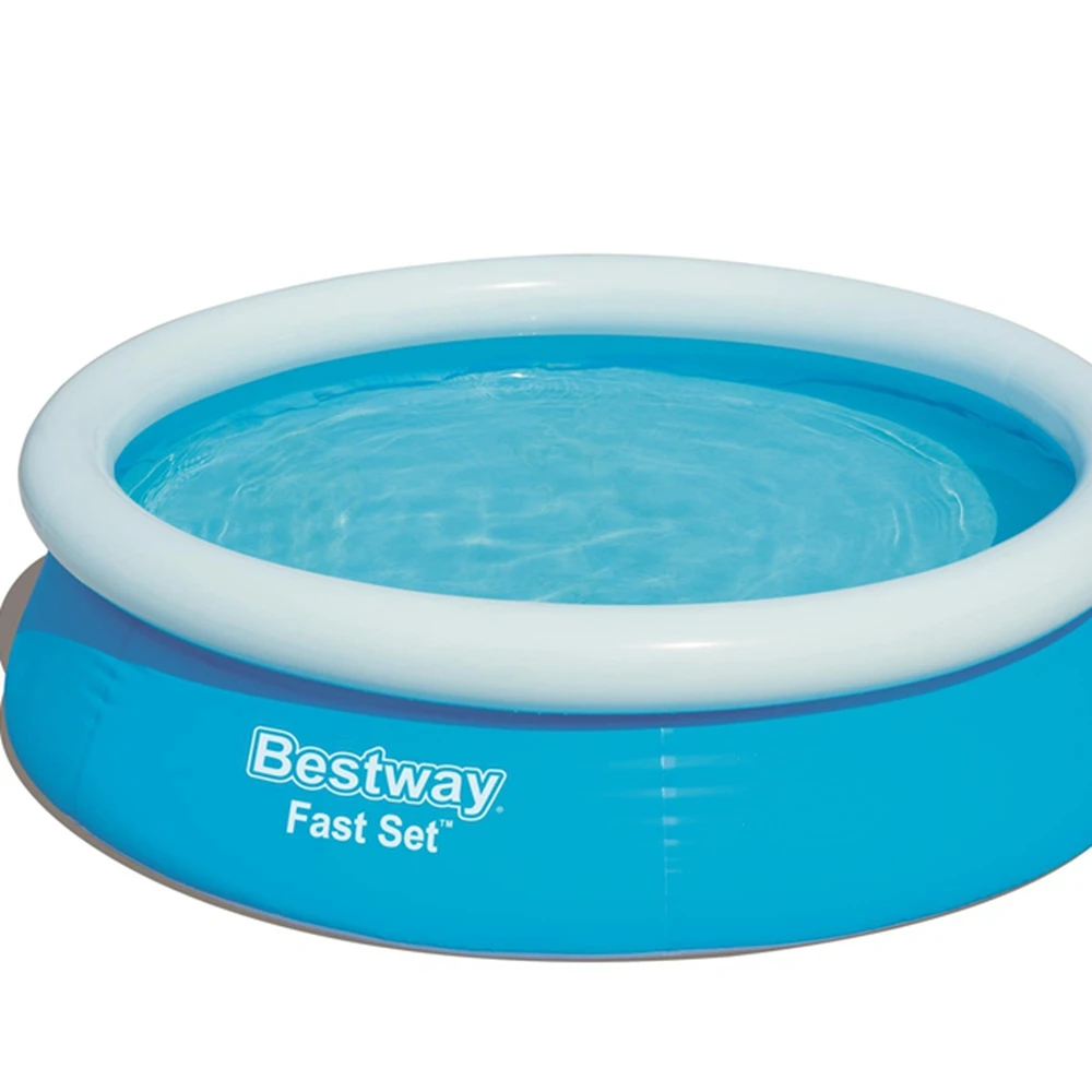 Bestway 198x51cm Fast Set Piscine Pool Round Shape AGP Type Inflatable Swimming Pool With Top Ring