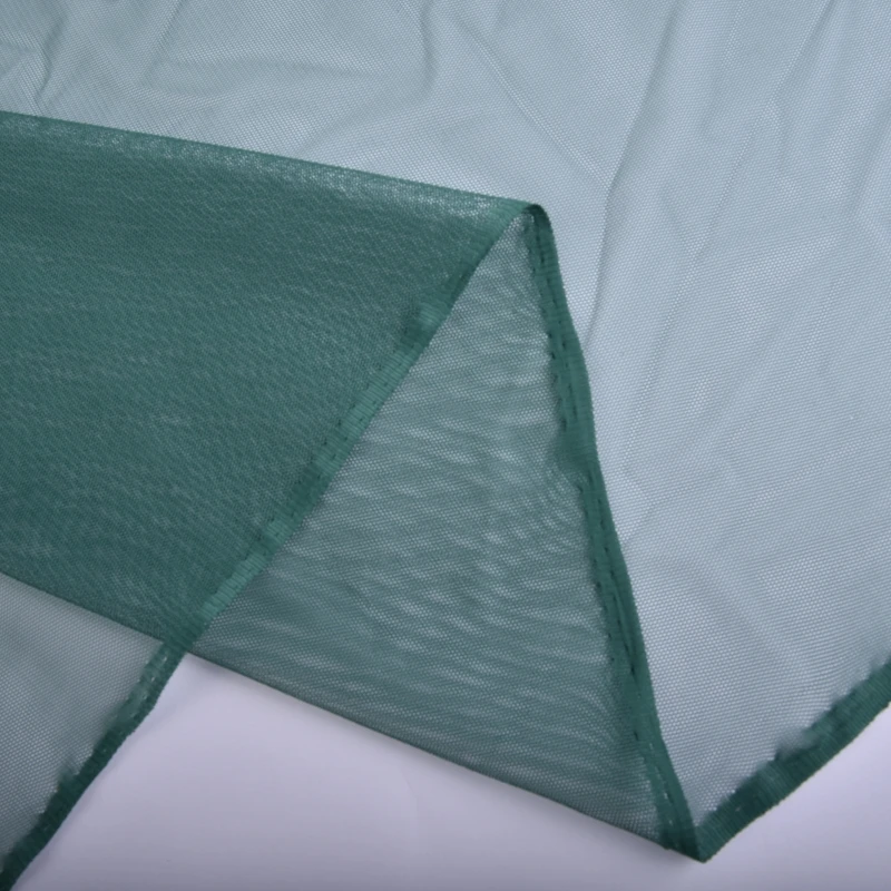 wholesale 100% polyester 50gsm tulle stiff tulle polyester mesh fabric for wedding dress and dance wear