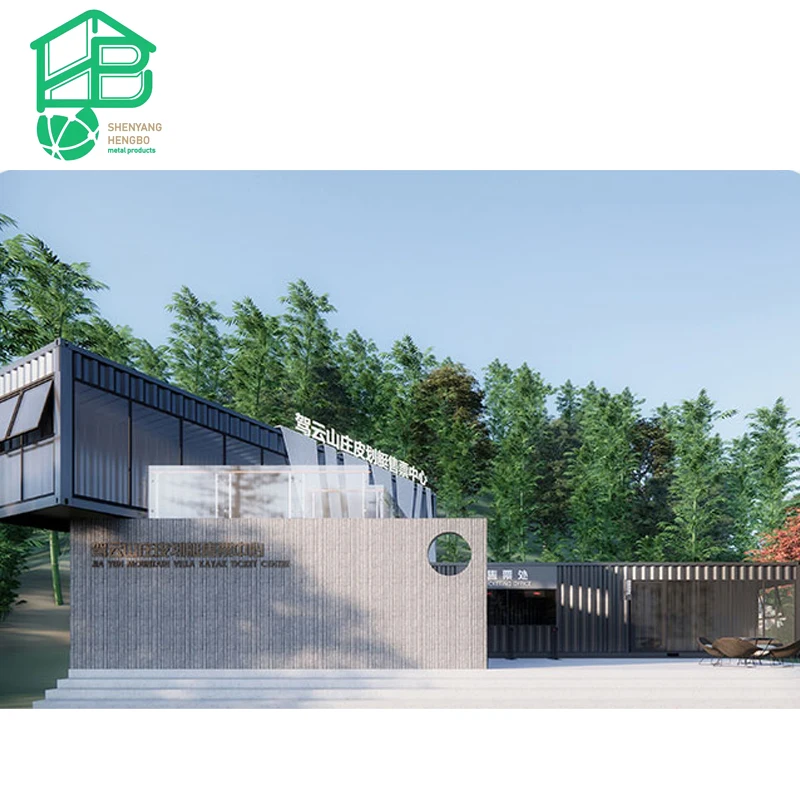 HengBo Renting apartment container kit house in America expandable modern living prefabricated container homes