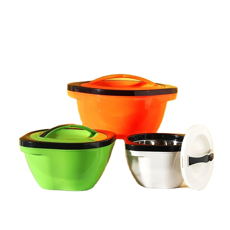 
3-piece set lunch box food stainless steel lunch box set 