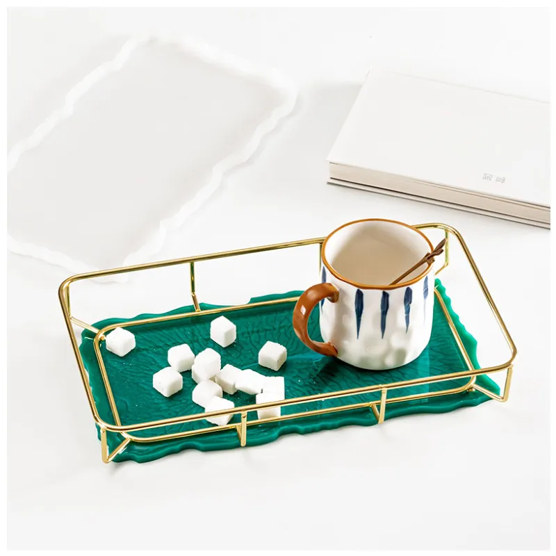 DIY Low Cost HANDMADE Epoxy Resin Fruit Plate Tea Plate Crystal Coaster Silicone Mold glue dropping mold