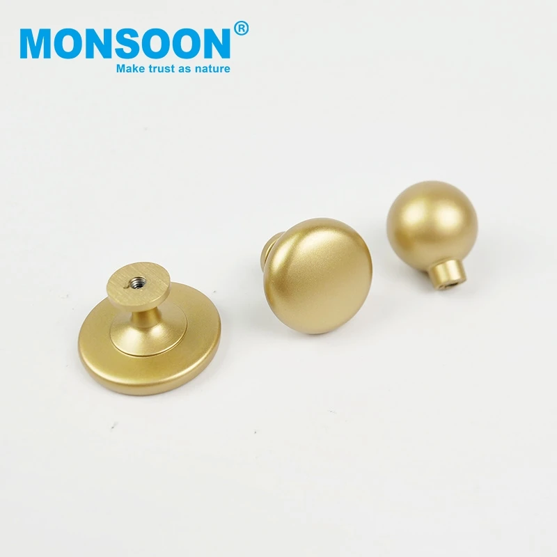 Monsoon cabinet kitchen internal Mushroom Knob handle zinc alloy lever door handle pull door handle