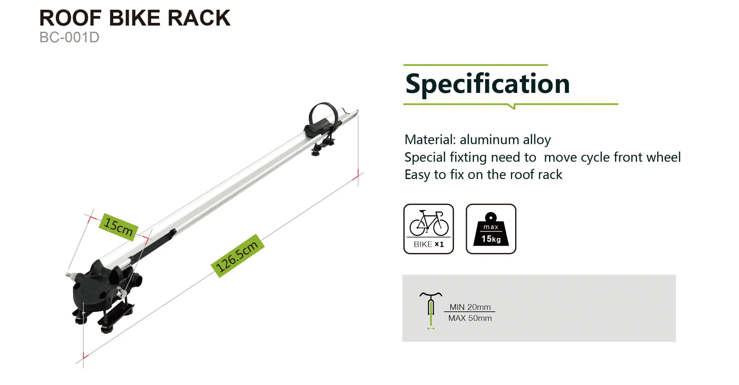 BC-001D New design car roof racks roof cargo carrier