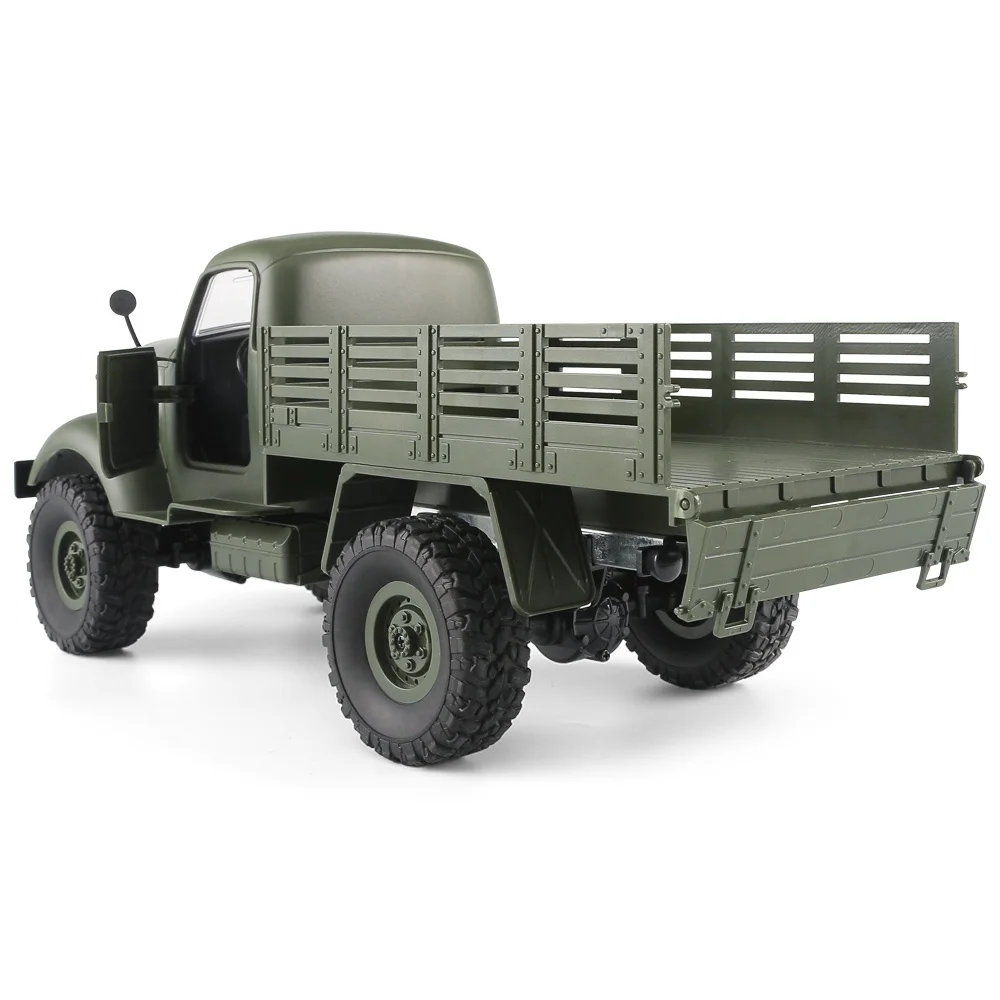 2024 Новый 1/16 RC грузовик JJRC Q61 2 4 г мощный двигатель пульт дистанционного управления 4WD гусеничный внедорожный военный автомобиль RTR