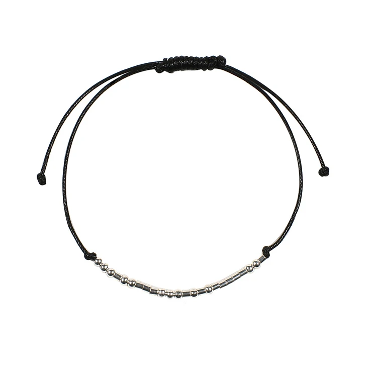2020 New Style Sterling Silver Adjustable Beads Charm Bracelet I Love You Bracelet Women Jewelry