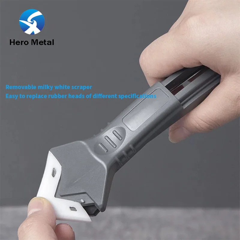 stainless steel ceramic silicone sealant scraper nozzle applicator caulking kit tools