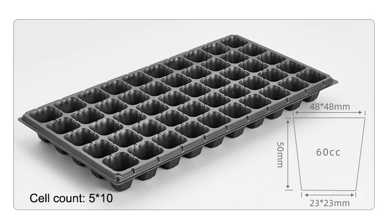 15 20 32 50 72 98 104 1045 128 162 200 288 Cells Plug Flats Seed Trays Wholesale