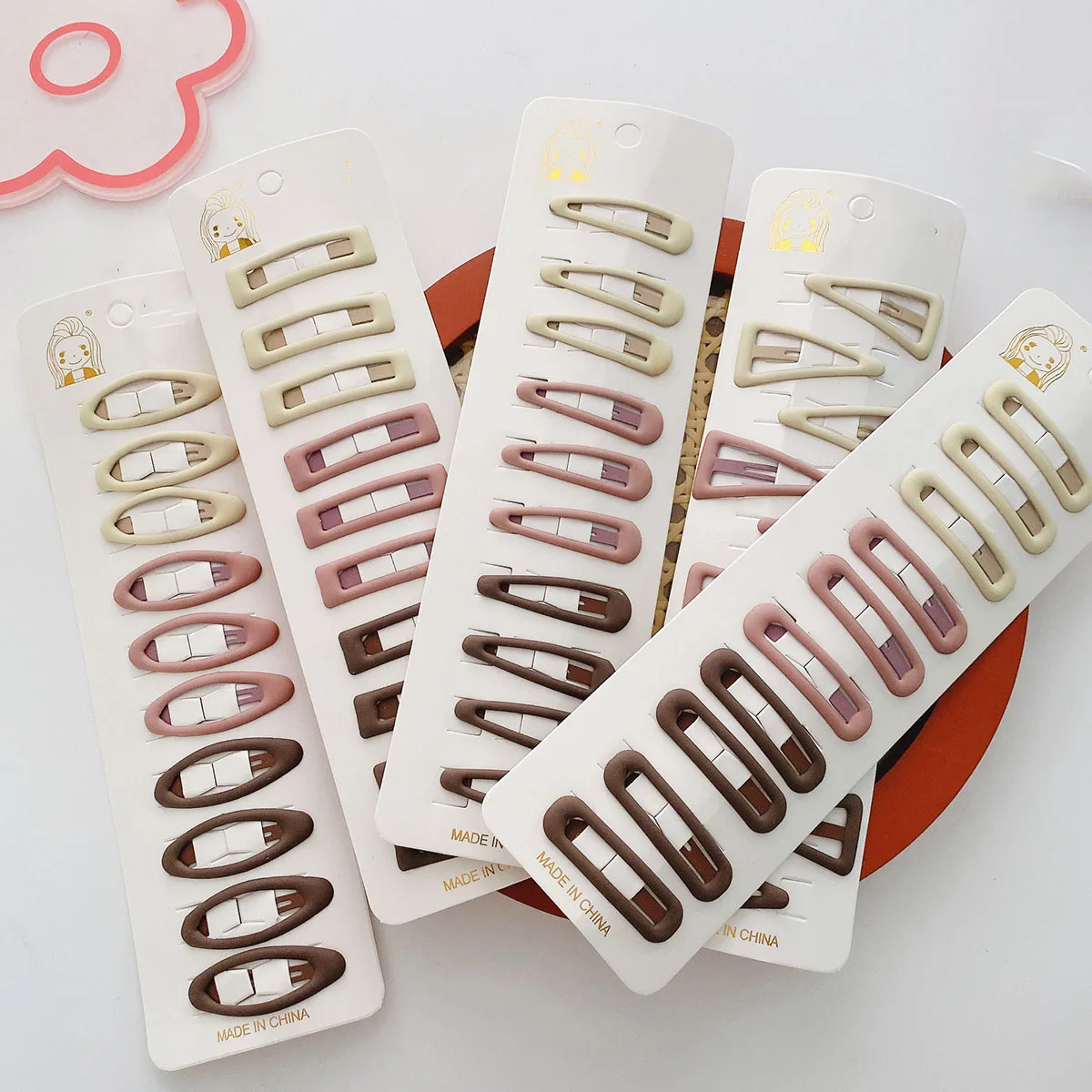 Hot Selling BB Clip One Word Hairpin Sweet Star Metal Hair Accessories Girls Hairgrips