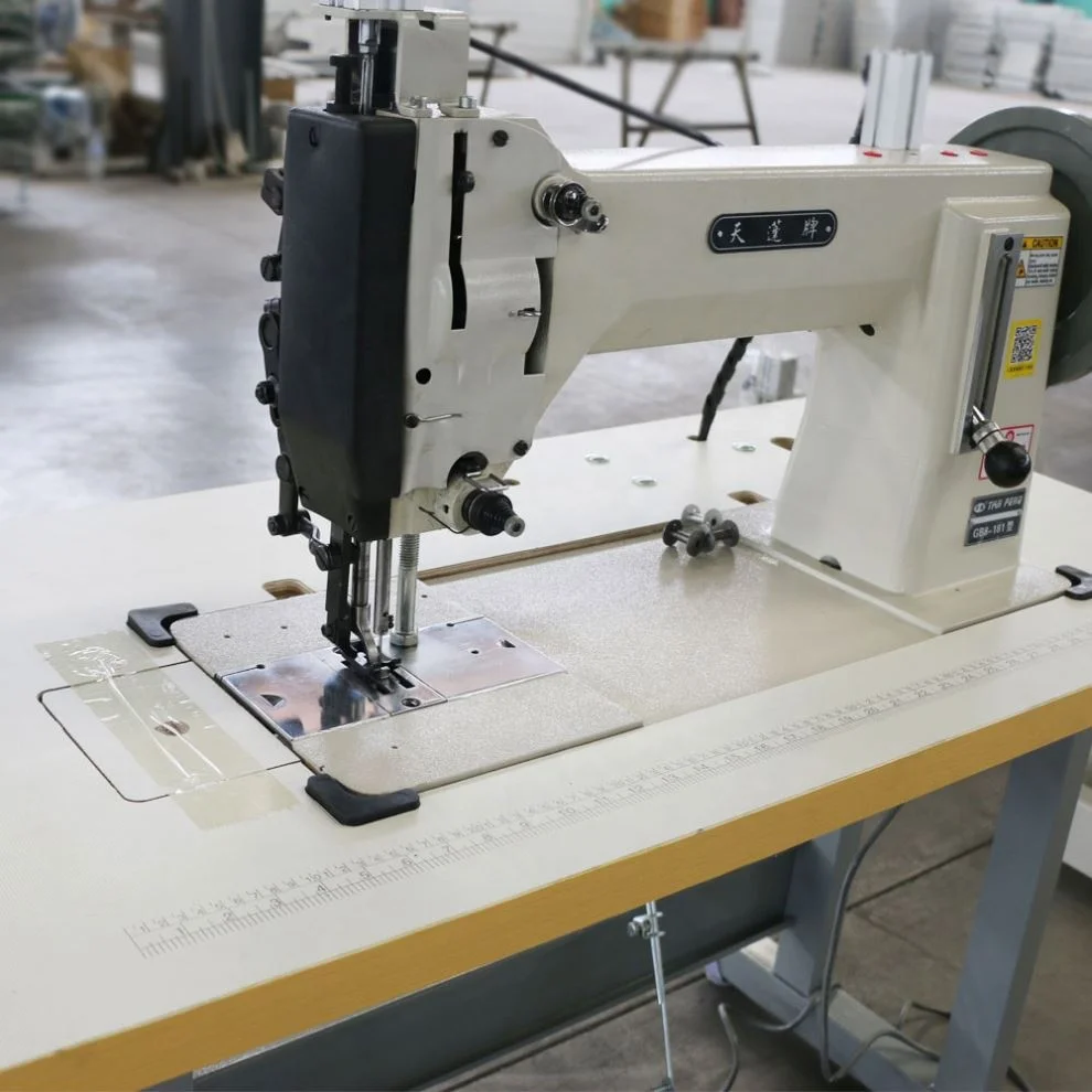 Low Price Automatic Template Household Direct Drive Button Attaching Long Arm Industrial Sewing Machine For Shoes Bag Sofa