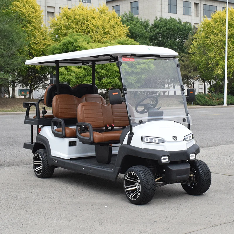 ZYCAR Brand New 6 Person Electric 4 Wheel Club Car Golf Cart For Sale 6 seaters golf car available for sale