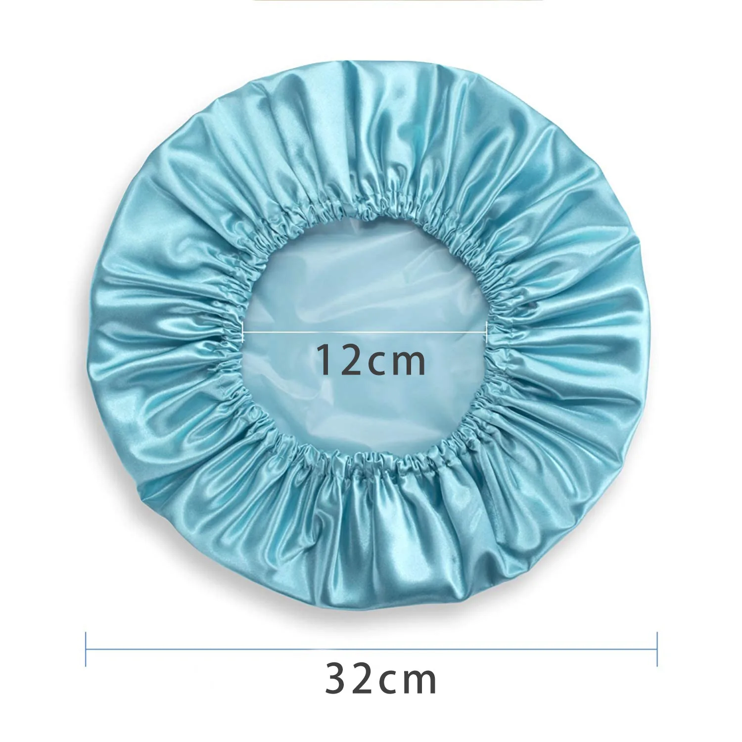 OEM Waterproof Satin Bonnet for Curly Hair Sleeping Wide Band Bonnets for Women Satin Shower Cap