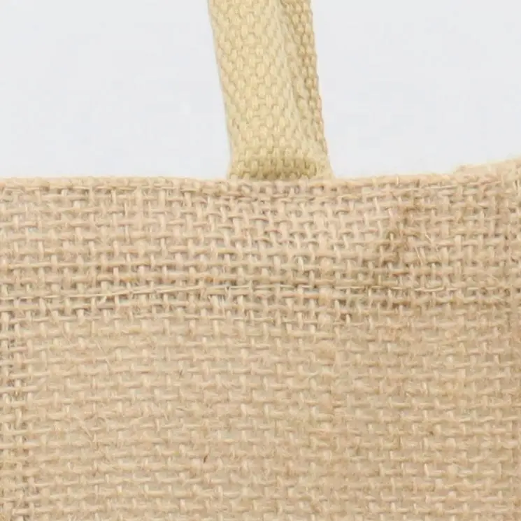 Multifunctional Reusable  clutch favor with hand jumbo  jute beach bag jute tote