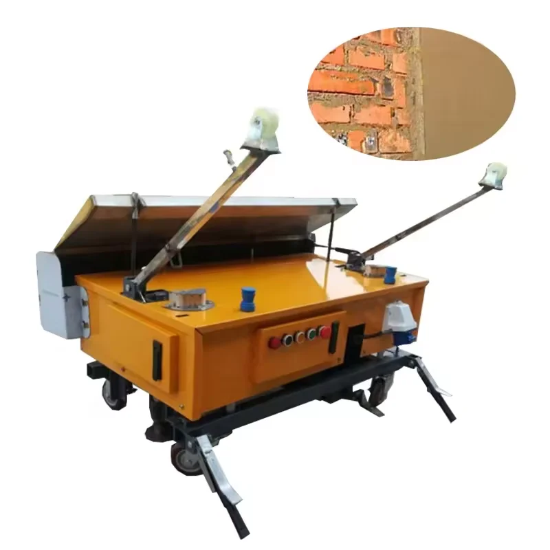 New Automatic Wall Plastering Rendering Machine  Plaster Making Moulding Plastering Machine cement polishing smoothing machine