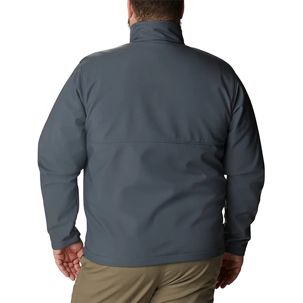 Water Resistant Tactical Soft-shell Jacket With Fleece Interior Autumn Security Guard Windbreaker Jacket With Printing Logo