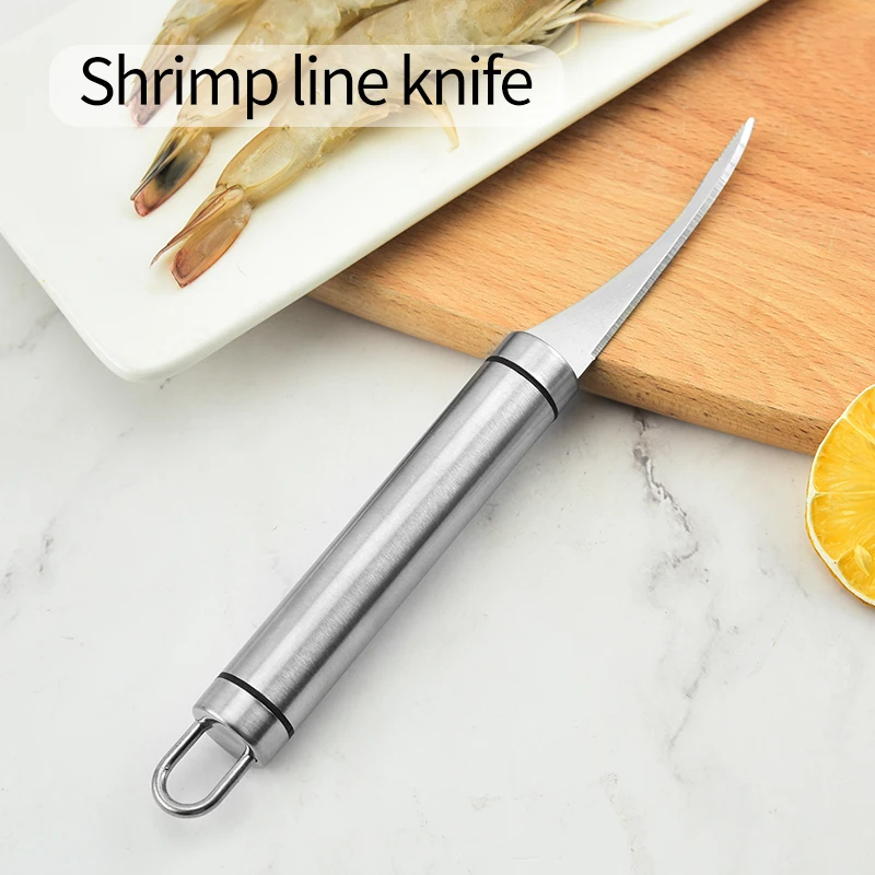 
Creative Kitchen tools for cleaning seafood Stainless Steel Prawn Shrimp Prawn Peeler Knife 