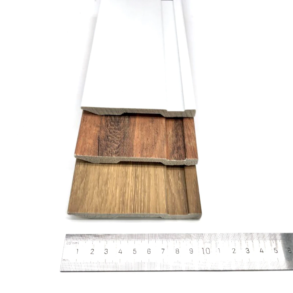 White Board Indoor PS Skirting Boards Modern Design for Hotel Wall Decoration