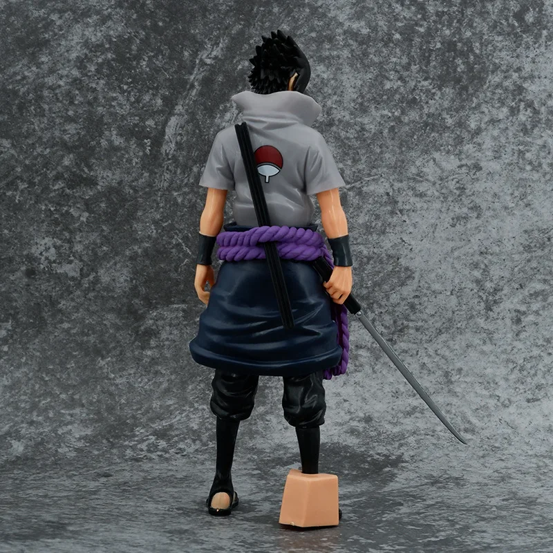 28cm Sasuke Uchiha PVC Figurine Boruto Plastic Toy Na ruto Anime Figure