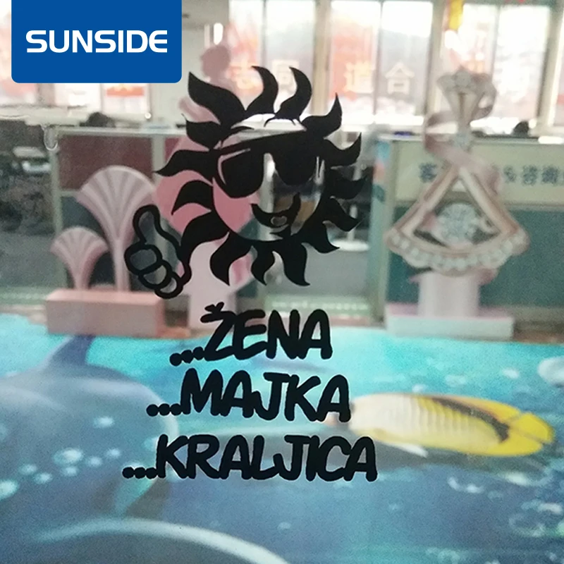 Custom Car Body vinyl die cut Stickers,Windshield Sticker Design