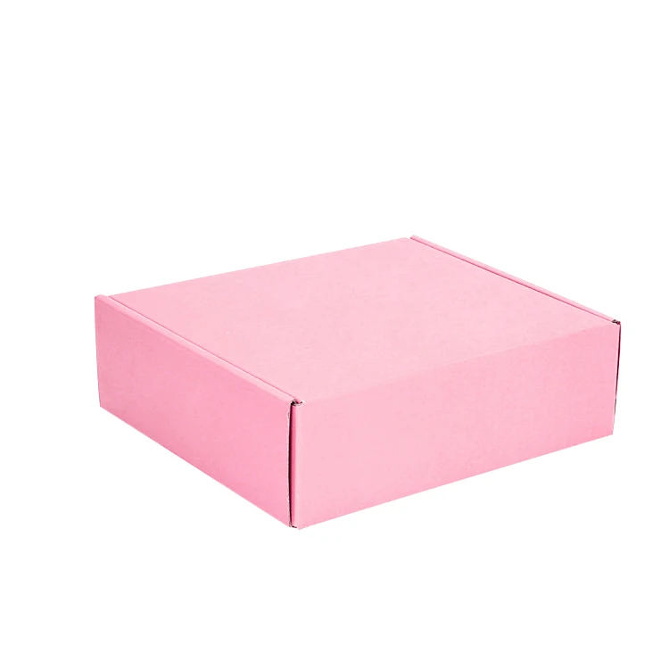 Custom Waterproof Paper Foldable Plain Intelligent Lock Mailer Box Pink Packaging Gift Delivery Mailing Packaging box