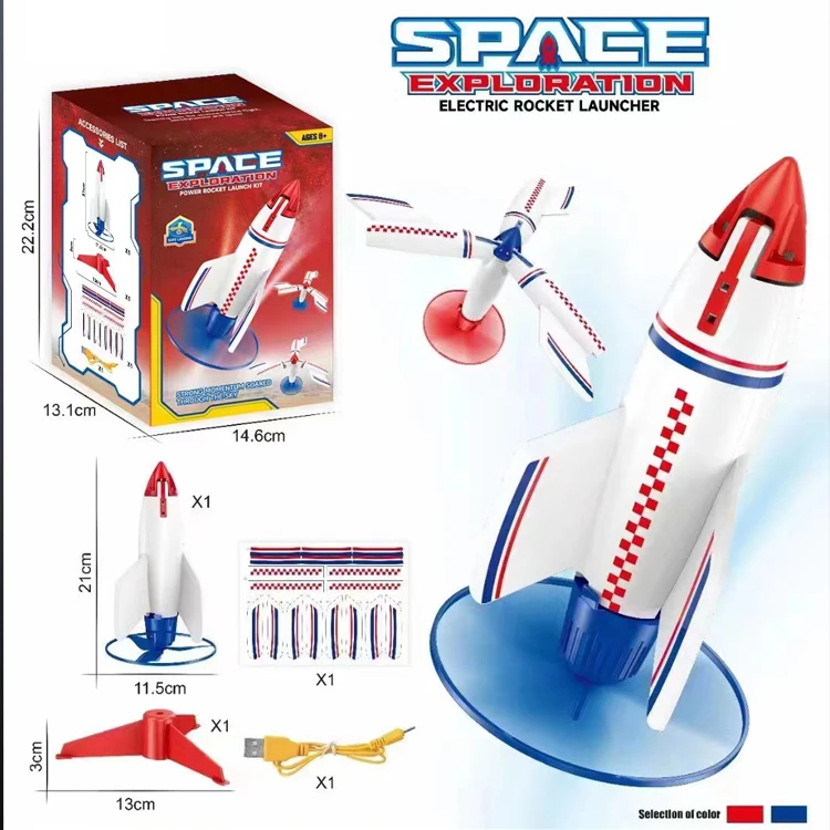 2023 new toy high performance rockets adjustable launch angle super durable multiple toy rocket launcher for kids