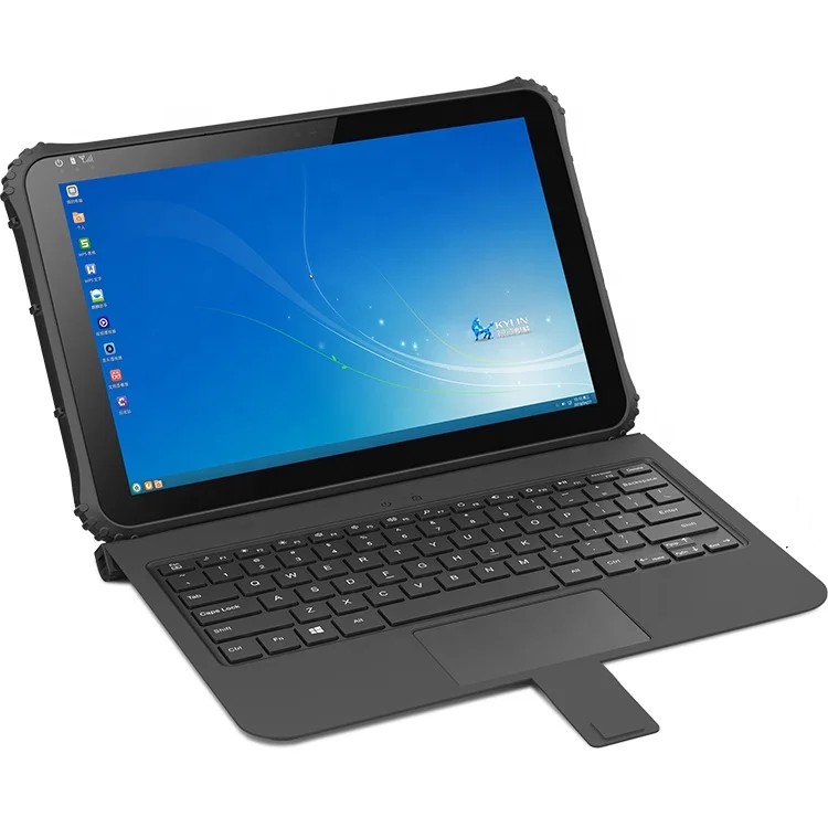 GENZO 12 inch Window-s 10 with keyboard Waterproof IP65 rugged tablet with rs485 and barcode scanner Z12