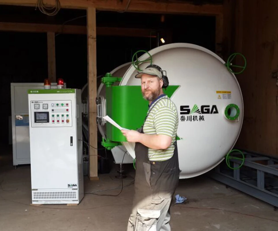 Сушильная машина для дерева Сага HF, вакуумное сушильное Оборудование для дерева, сухая камера для электрического пиломатериалы