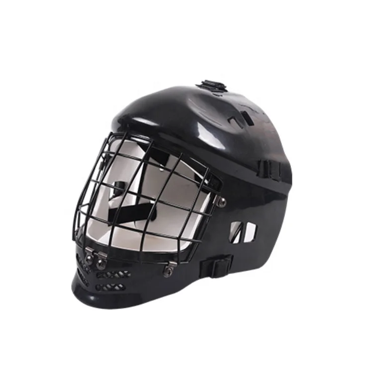 Profession Helmet Manufacturer Custom Vintage Full Face Helmet Ice Hockey Field Sport Safety Helmet