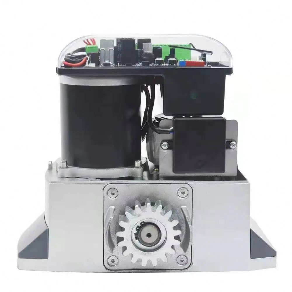 Nice chain link fence universal multi code remote powered security garage door receiver opener system motor kit for swing gate