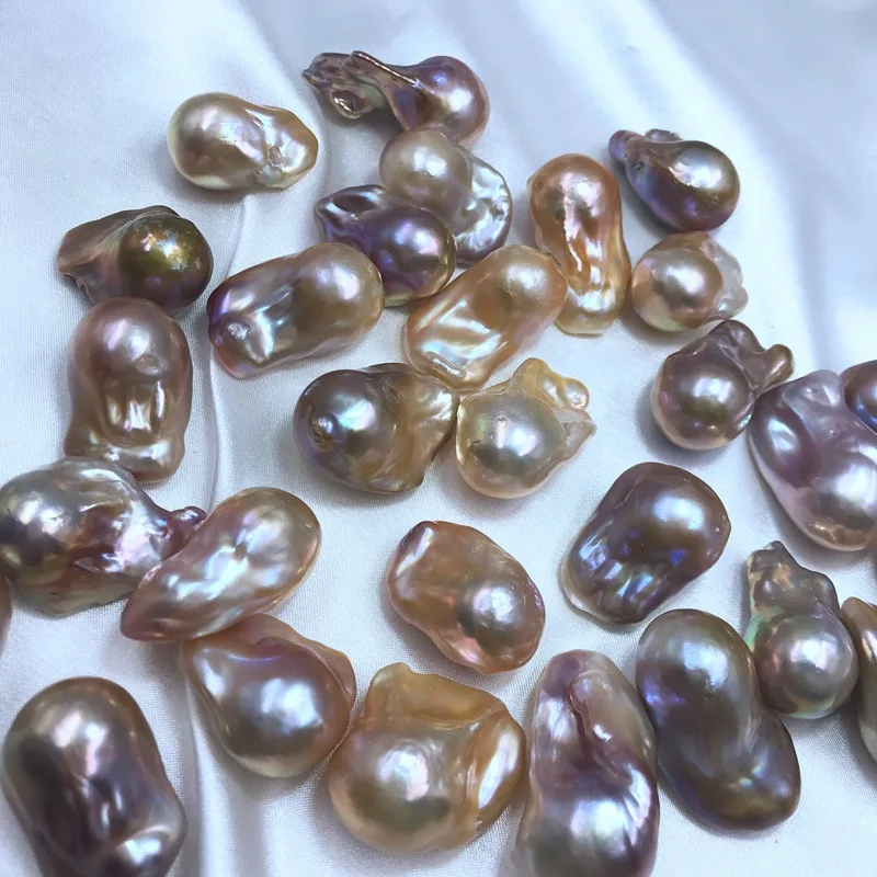 natural real pearl water large  irregular  wholesale  white big size irregular baroque freshwater loose pearls beads  beads