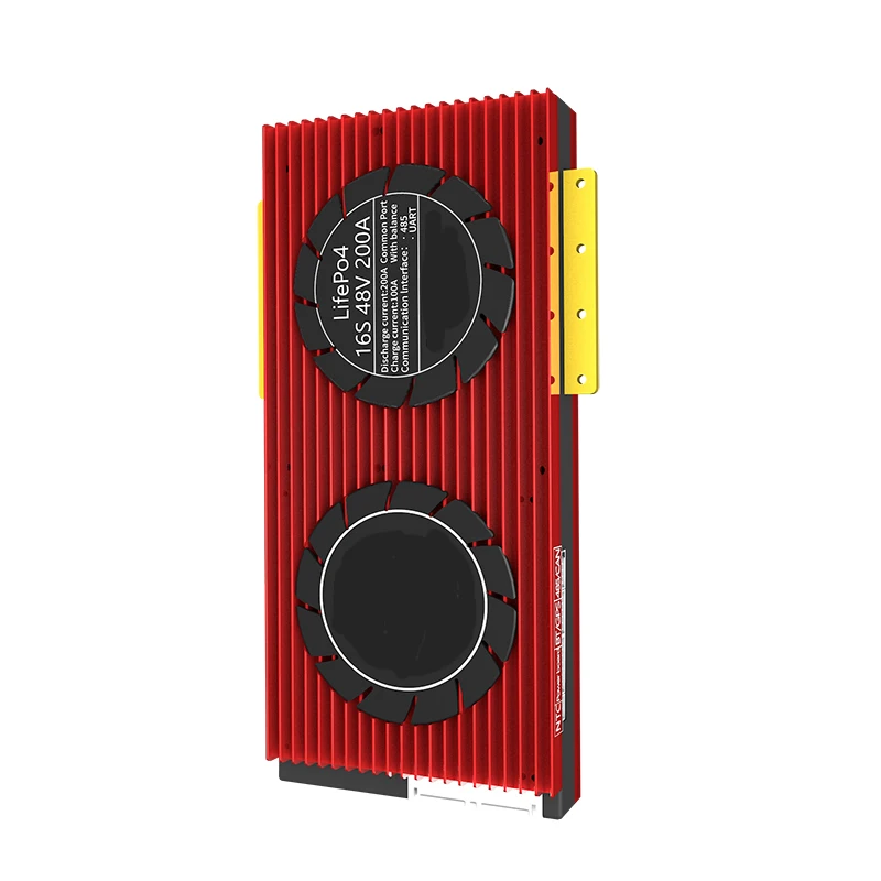 Smart BMS Lifepo4 16S 200A с UART RS485 может полностью осуществлять связь работая от ПК сменные